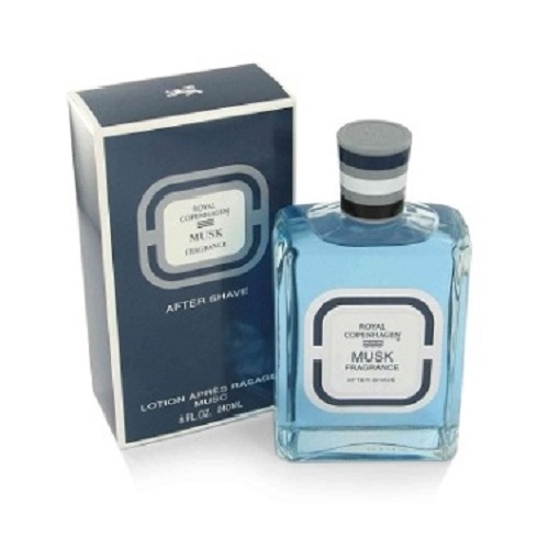 Royal Copenhagen Musk After Shave Lotion (Liquid) by Royal Copenhagen 8.0oz for men